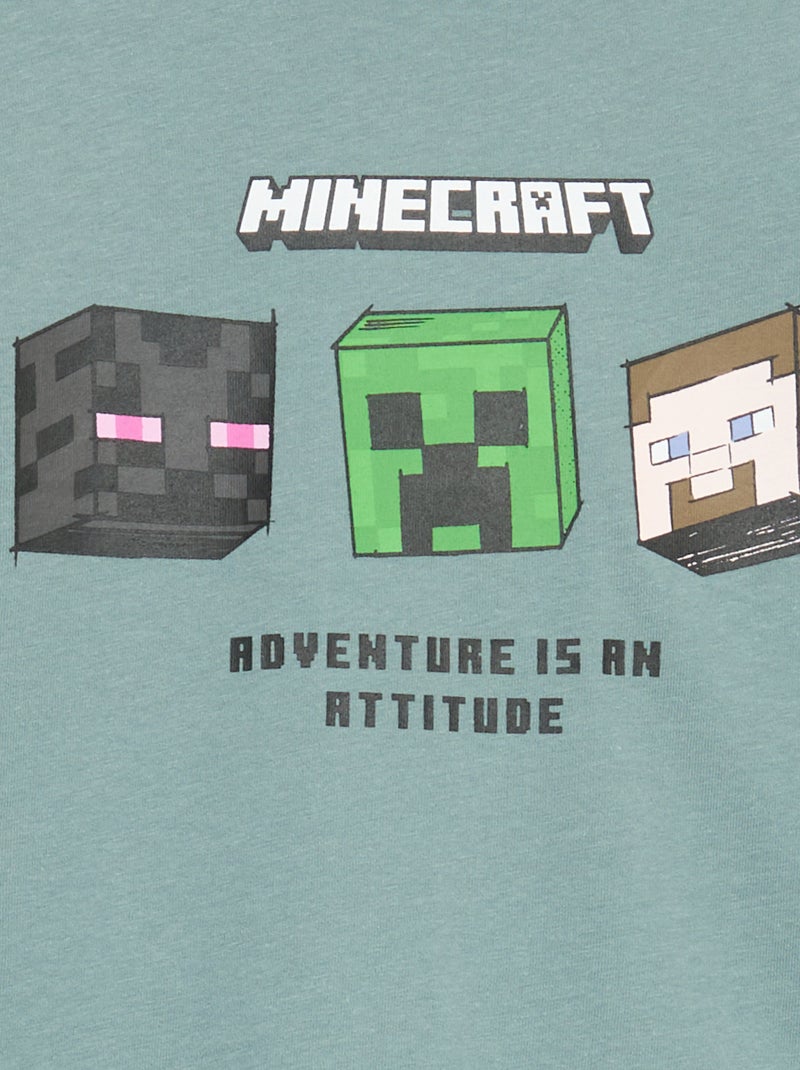 Pijama de 2 piezas 'Minecraft' Verde - Kiabi