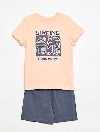 Pijama de 2 piezas Pantalón corto + camiseta