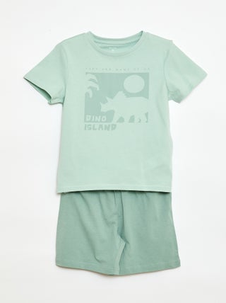 Pijama de 2 piezas Pantalón corto + camiseta
