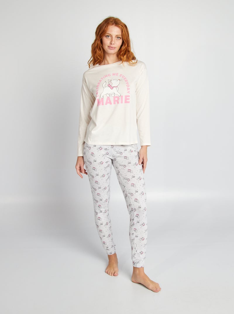 Pijama de 2 piezas 'Pesadilla antes de Navidad' GRIS - Kiabi