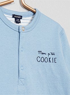 Pijama de 2 piezas reversible - Kiabi