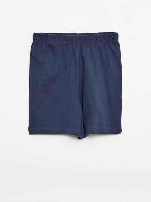 Pijama de 2 piezas short + camiseta - Kiabi