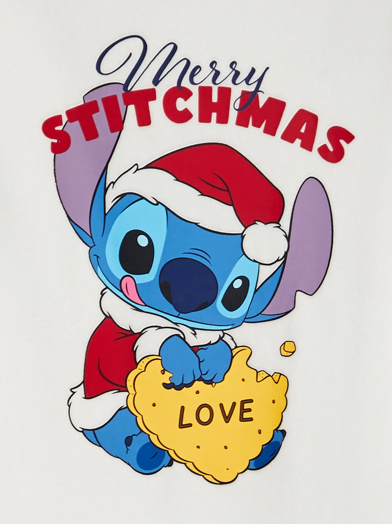 Pijama de 2 piezas 'Stitch' 'Disney' BLANCO - Kiabi