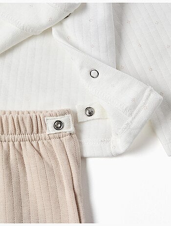 Pijama de algodón acolchado