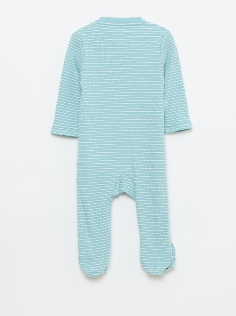 Pijama de algodón Azul - Kiabi
