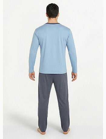 Pijama de algodón bicolor - Afibel