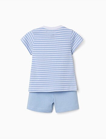 Pijama de algodón con estampado de cocodrilo