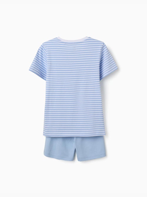 Pijama de algodón con estampado de cocodrilo que brilla en la oscuridad - Kiabi