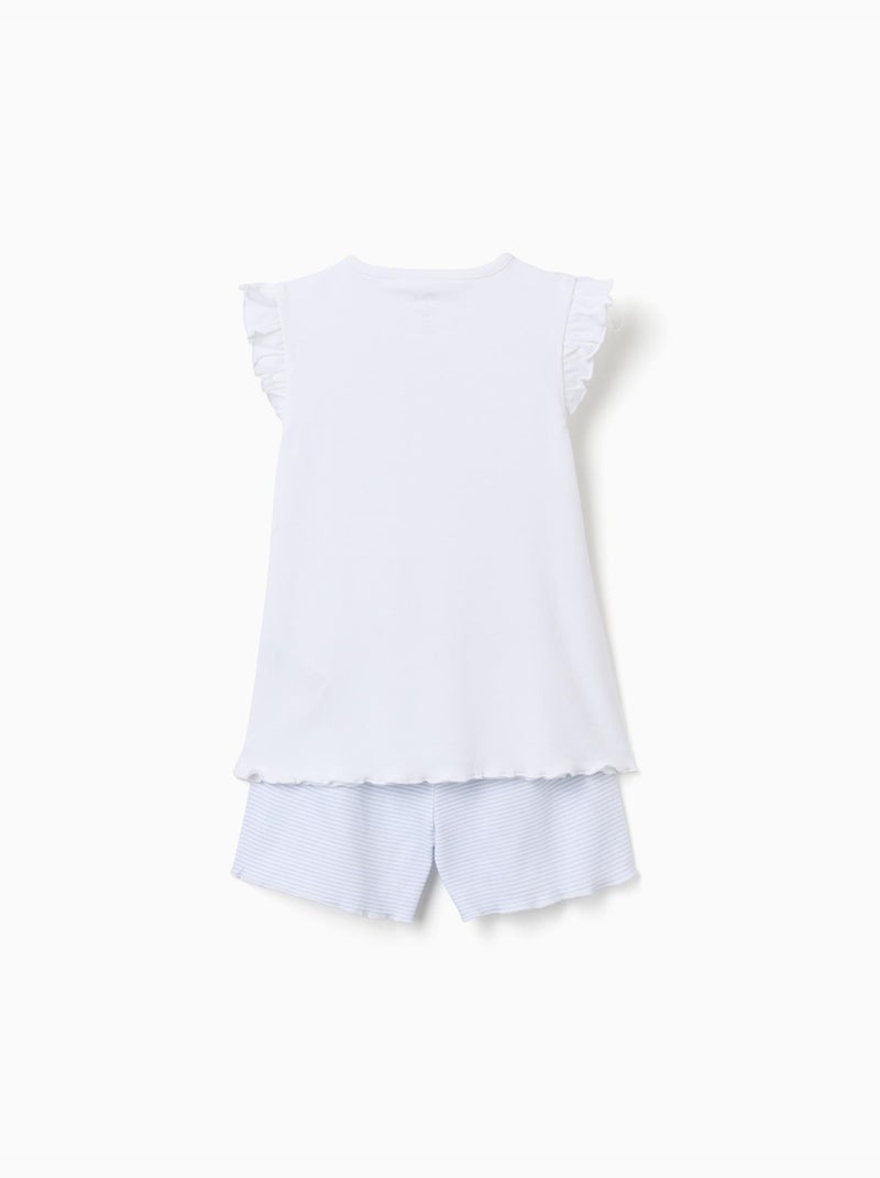 Pijama de algodón con estampado de Stitch Blanco - Kiabi