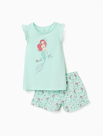 Pijama de algodón con estampados de la Sirenita