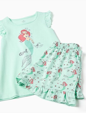Pijama de algodón con estampados de la Sirenita