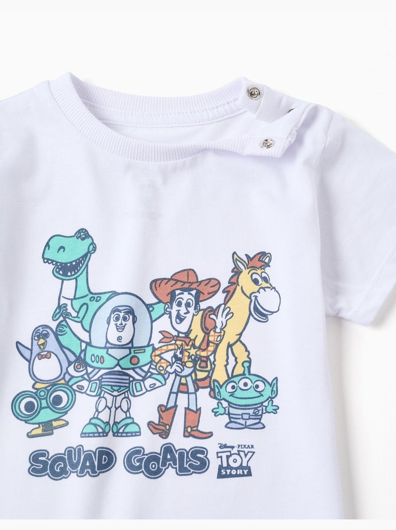 Pijama de algodón con estampados de Toy Story Blanco - Kiabi