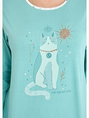 Pijama de algodón de manga larga - Afibel