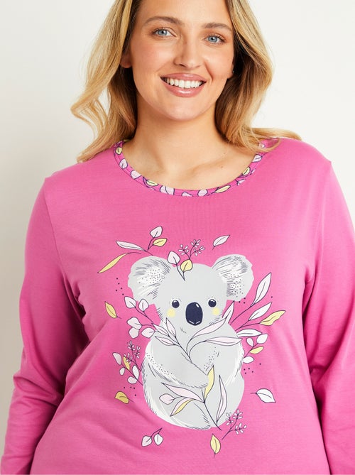 Pijama de algodón estampado con estampado de koalas - Afibel - Kiabi