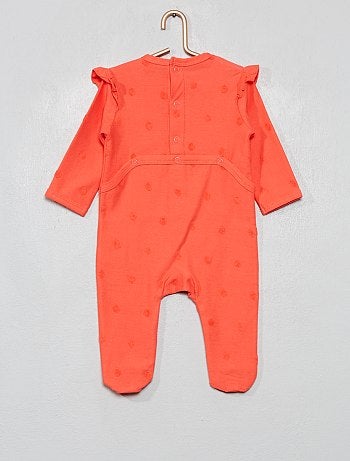 Pijama de algodón puro de lunares - Kiabi