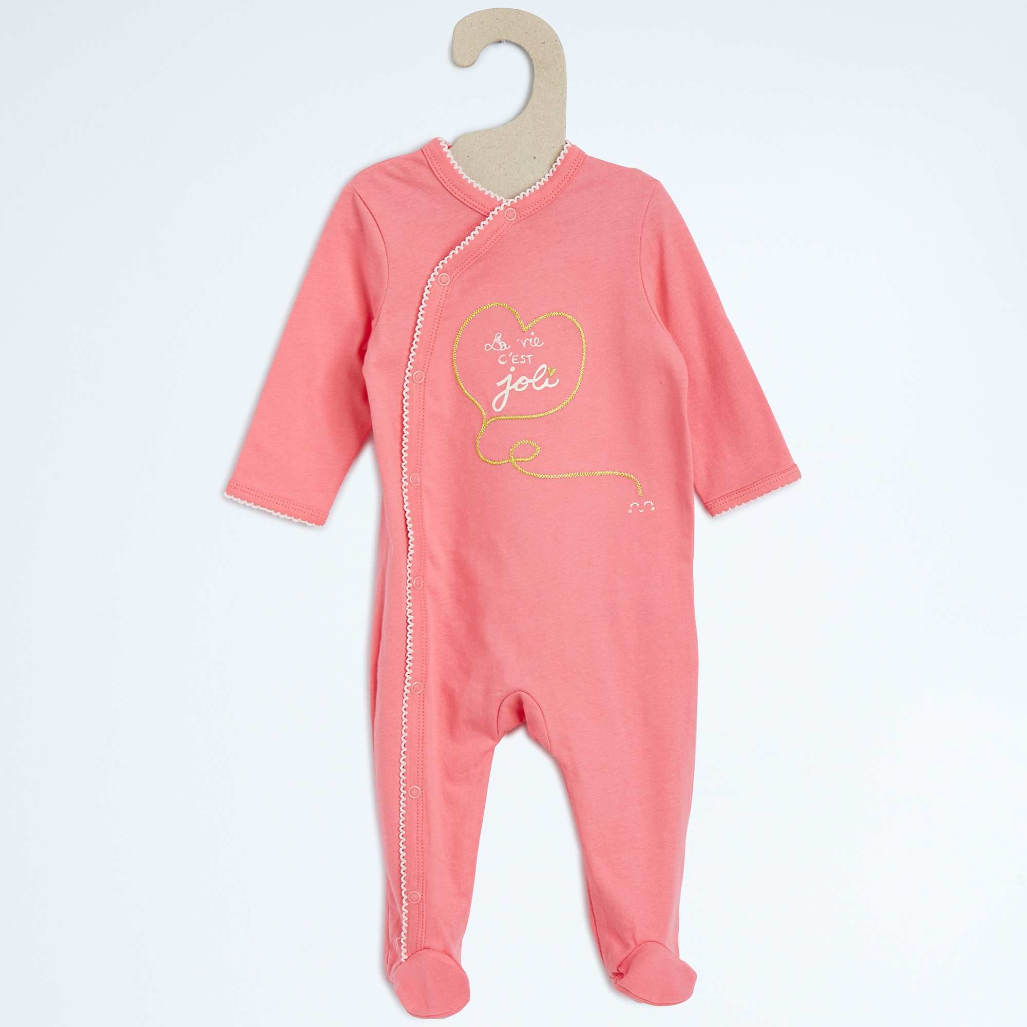 pijama bebe rosa