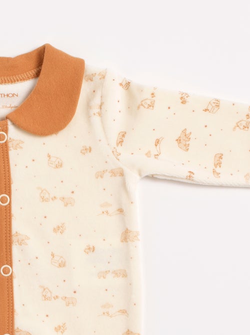 Pijama de bebé con cuello de - SAUTHON - Kiabi