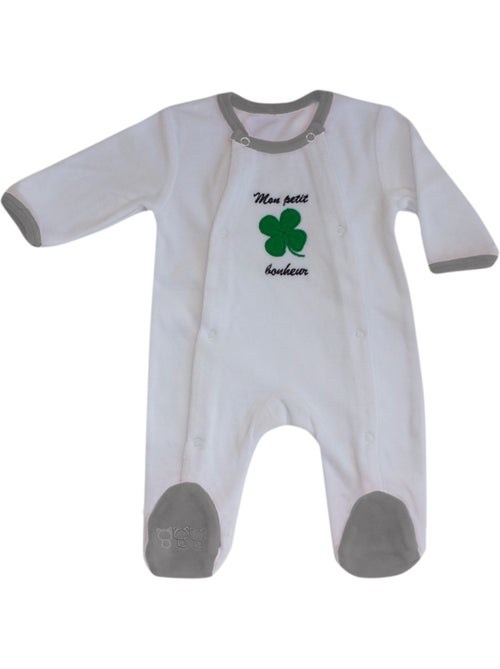 Pijama de bebé de terciopelo "Cocci" de Les Chatounets - Kiabi