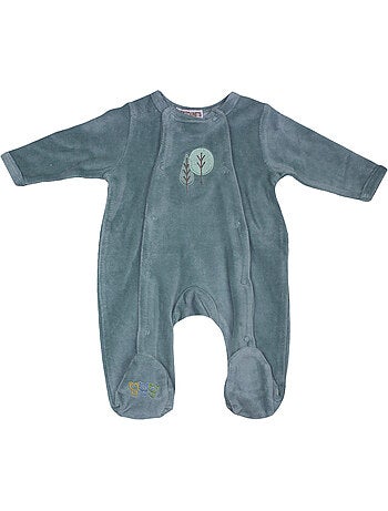 Pijama de bebé de terciopelo Raton laveur de Les Chatounets