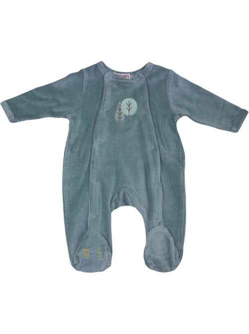 Pijama de bebé de terciopelo Raton laveur de Les Chatounets - Kiabi