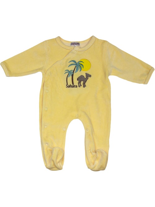 Pijama de bebé de terciopelo Sahara de Les Chatounets - Kiabi