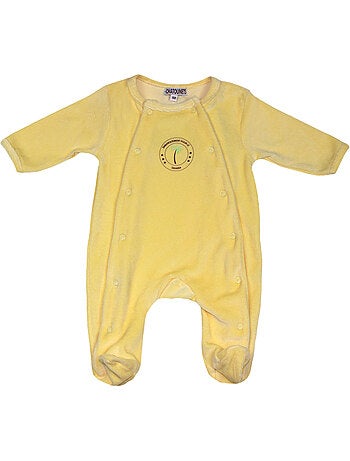 Pijama de bebé de terciopelo Sahara de Les Chatounets