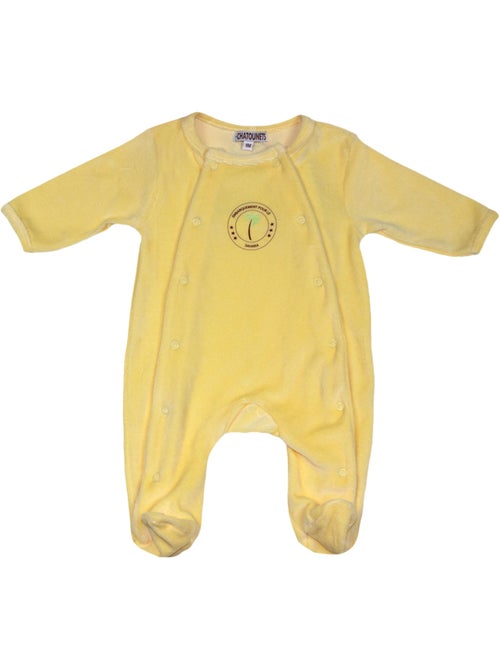 Pijama de bebé de terciopelo Sahara de Les Chatounets - Kiabi