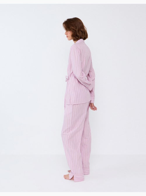 Pijama de camisa de rayas, mo fashion - Kiabi