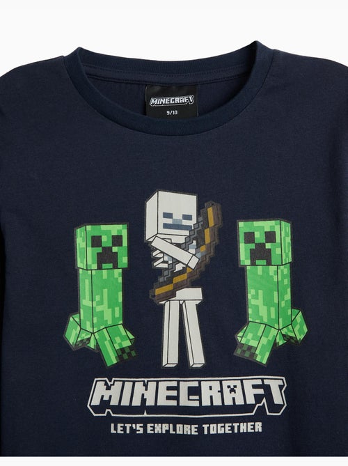 Pijama de camiseta 'minecraft', mo fashion - Kiabi Pijama de camiseta 'minecraft', mo fashion - Kiabi
