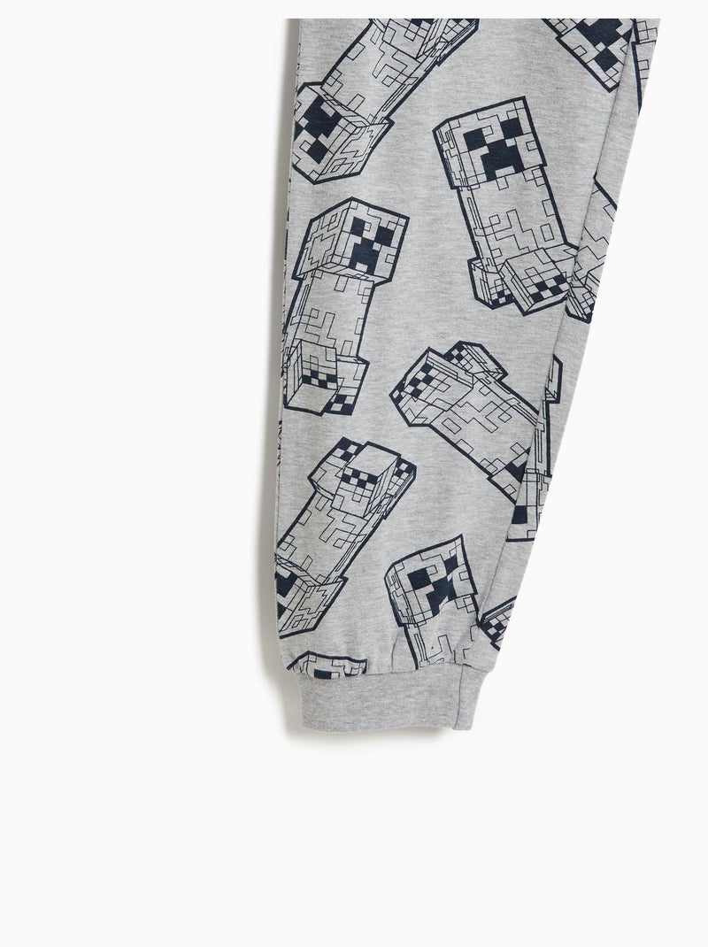 Pijama de camiseta 'minecraft', mo fashion Azul - Kiabi