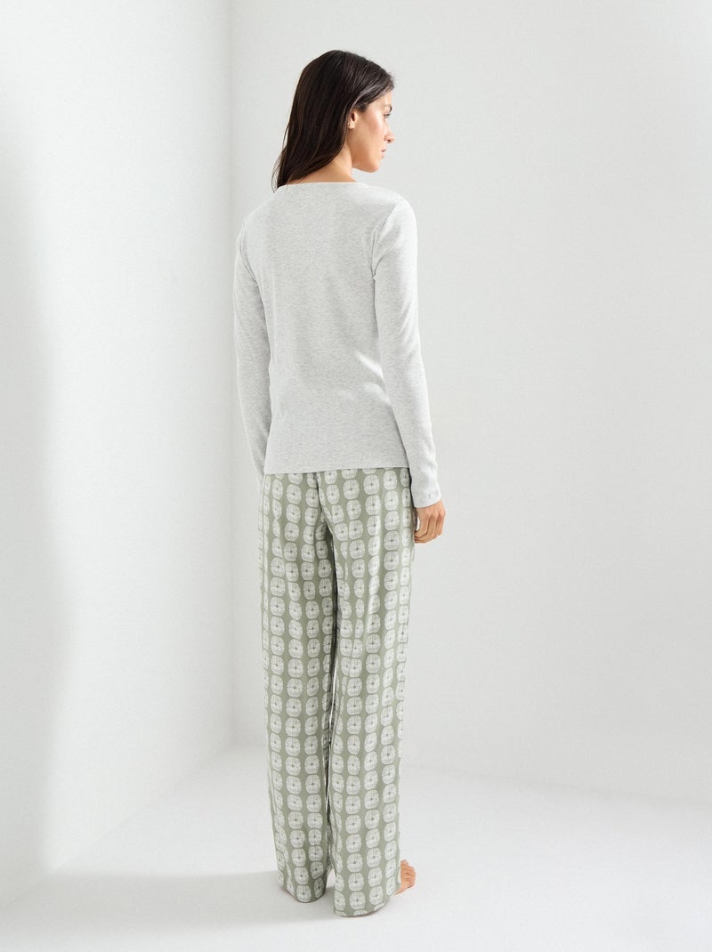 Pijama de camiseta, MO Fashion Beige - Kiabi