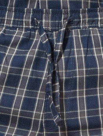 Pijama de cuadros - Kiabi