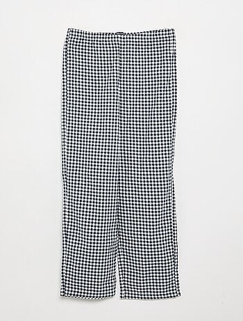 Pijama de cuadros de franela