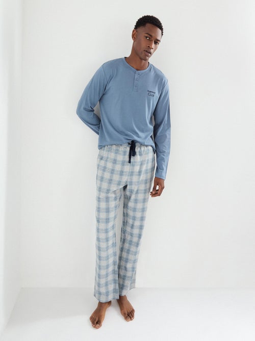 Pijama de cuadros, MO Fashion - Kiabi Pijama de cuadros, MO Fashion - Kiabi