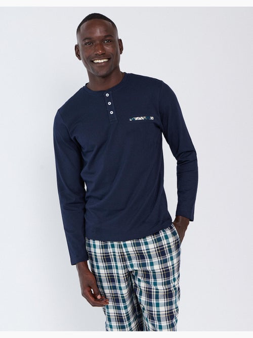 Pijama de cuadros, mo fashion - Kiabi Pijama de cuadros, mo fashion - Kiabi