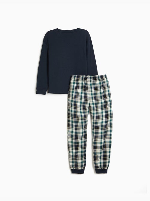 Pijama de cuadros, mo fashion - Kiabi Pijama de cuadros, mo fashion - Kiabi