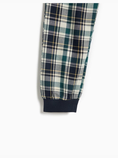 Pijama de cuadros, mo fashion - Kiabi Pijama de cuadros, mo fashion - Kiabi