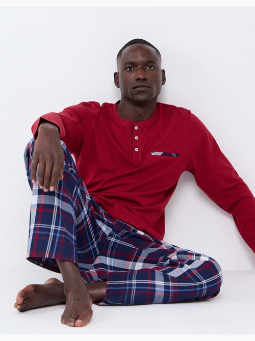 Pijama de cuadros, mo fashion - Kiabi Pijama de cuadros, mo fashion - Kiabi