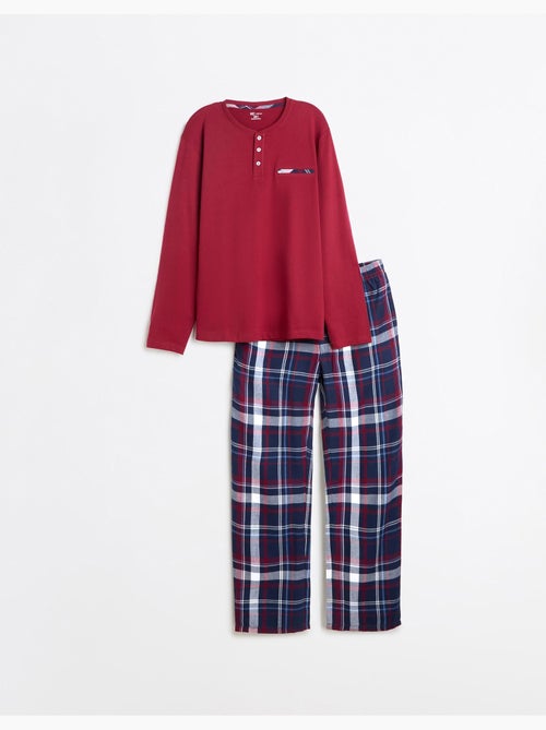 Pijama de cuadros, mo fashion - Kiabi Pijama de cuadros, mo fashion - Kiabi