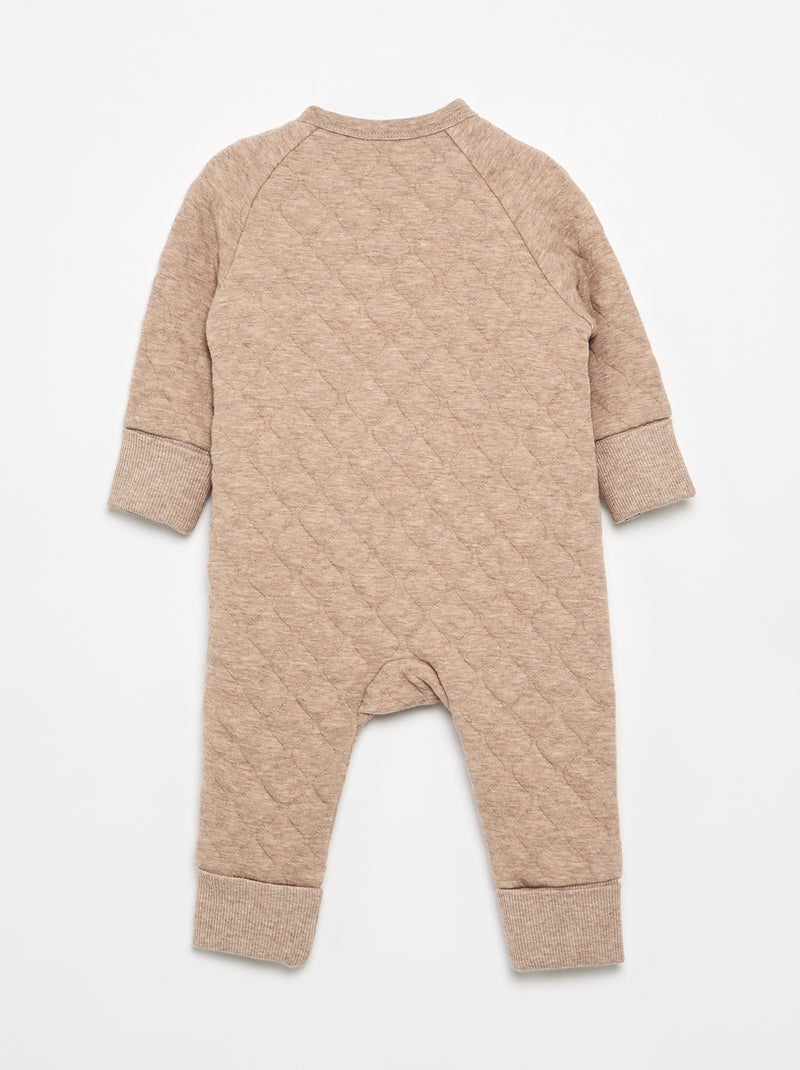 Pijama de dormir afelpado Marron - Kiabi