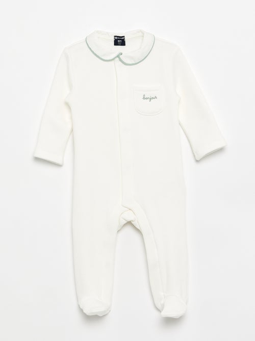 Pijama de dormir con cuello - Kiabi