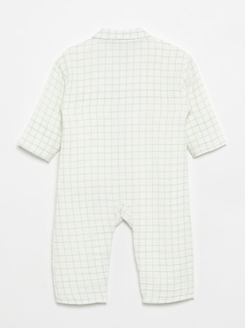 Pijama de dormir de cuadros - Kiabi Pijama de dormir de cuadros - Kiabi