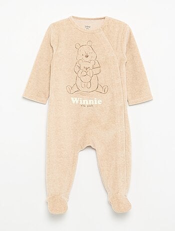 Pijama de dormir 'Disney' de manga larga de terciopelo