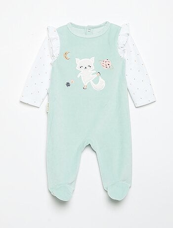 Pijama de dormir 'Petit Béguin' con volantes en los hombros
