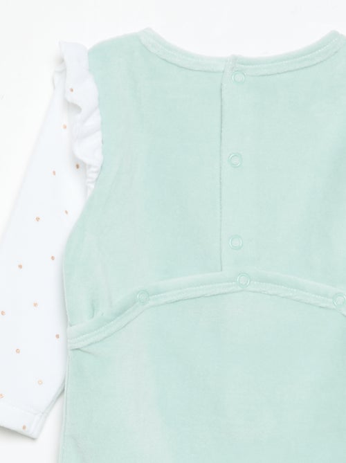 Pijama de dormir 'Petit Béguin' con volantes en los hombros - Kiabi