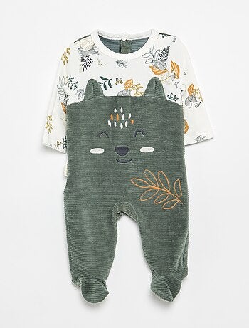 Pijama de dormir 'Petit Béguin' de dos tejidos