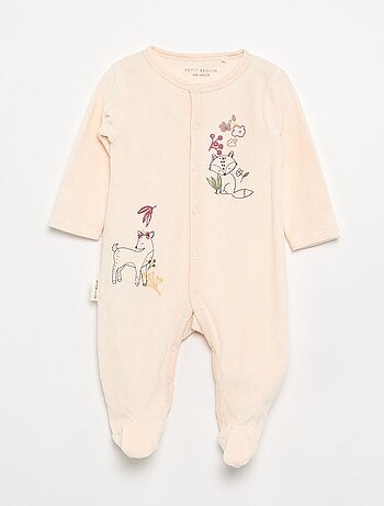 Pijama de dormir 'Petit Béguin' de terciopelo
