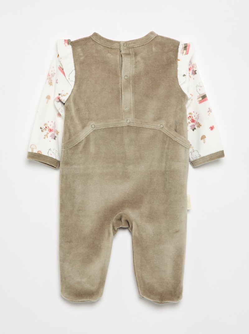 Pijama de dormir \'Petit Béguin\' Verde - Kiabi