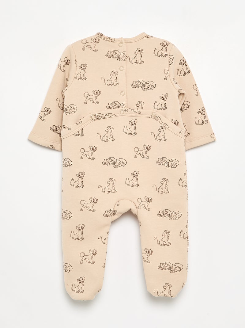 Pijama de dormir 'Simba' 'Disney' Beige - Kiabi