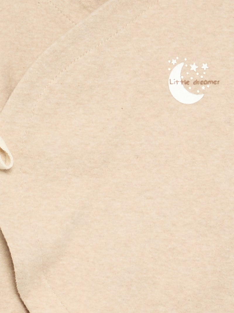 Pijama de dormir sin pies Beige - Kiabi
